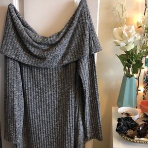 Off the shoulder sweater